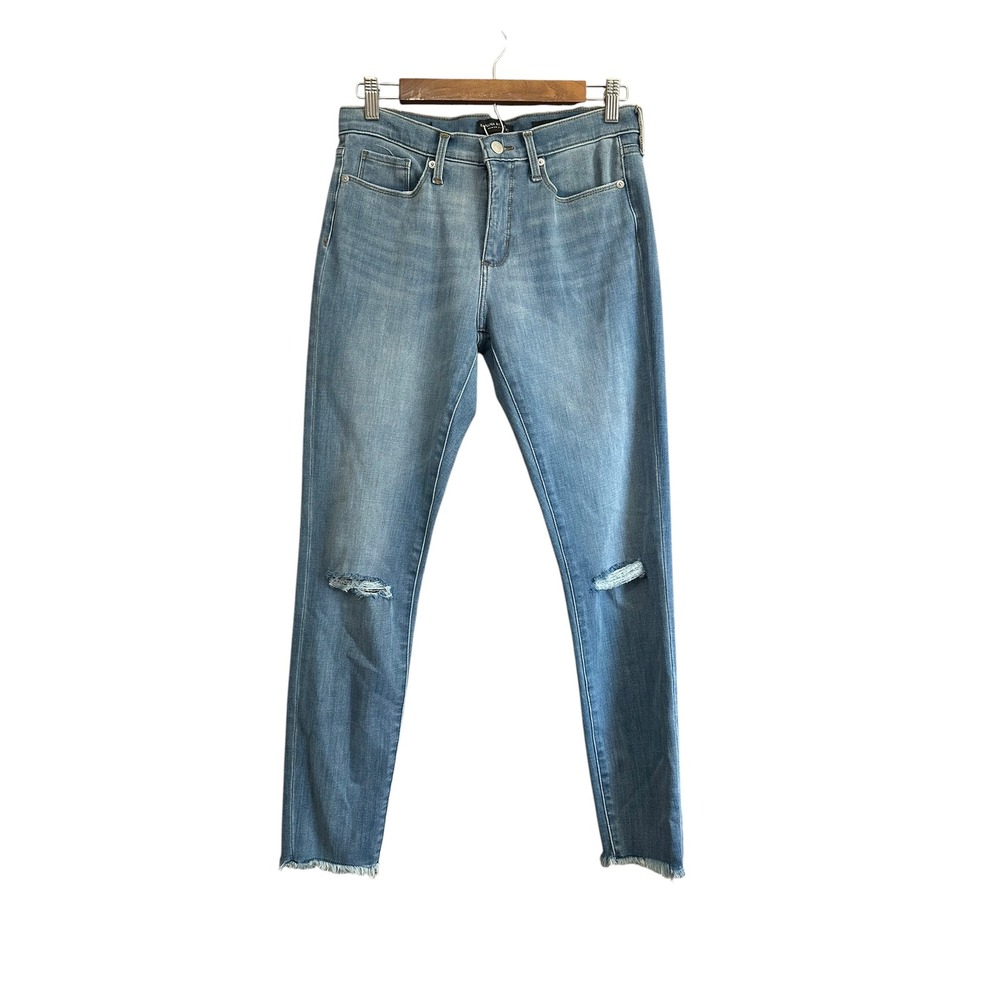 Banana Republic Premium Denim Jeans Womens Size 29 Ripped Distressed Skinny
